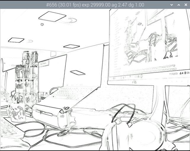 使用索贝尔和负滤波的图像